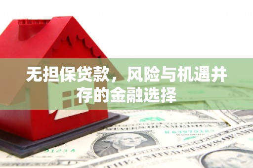 江阴无担保贷款，风险与机遇并存的金融选择