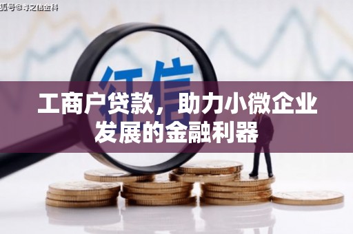 江阴工商户贷款，助力小微企业发展的金融利器