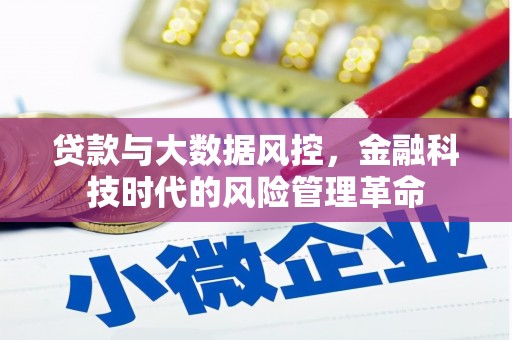 江阴贷款与大数据风控，金融科技时代的风险管理革命