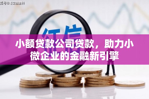 江阴小额贷款公司贷款，助力小微企业的金融新引擎