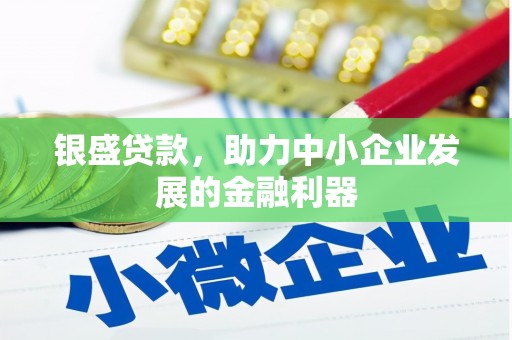 江阴银盛贷款，助力中小企业发展的金融利器