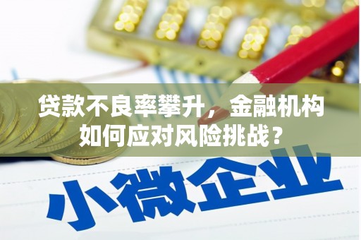 江阴贷款不良率攀升，金融机构如何应对风险挑战？