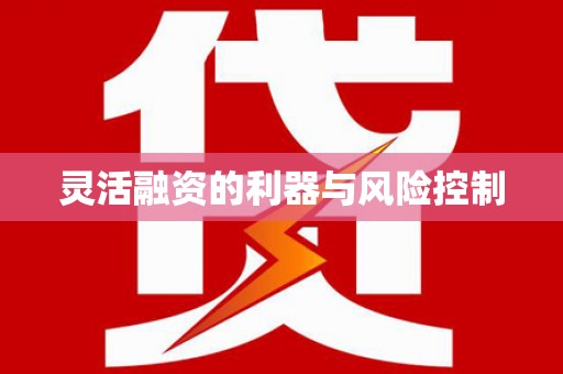江阴灵活融资的利器与风险控制