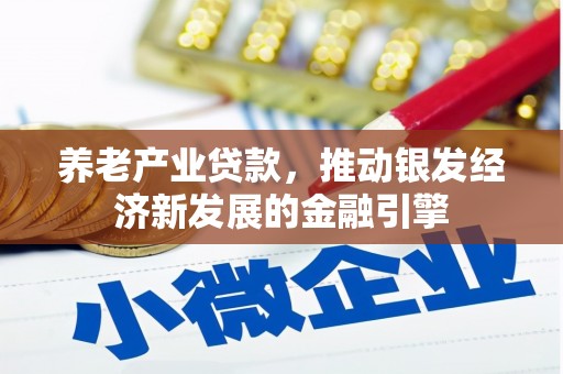 江阴养老产业贷款，推动银发经济新发展的金融引擎