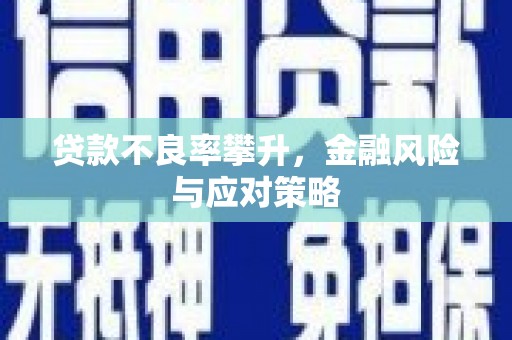 江阴贷款不良率攀升，金融风险与应对策略