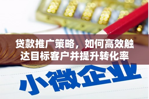 江阴贷款推广策略，如何高效触达目标客户并提升转化率