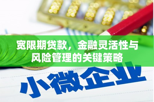 江阴宽限期贷款，金融灵活性与风险管理的关键策略