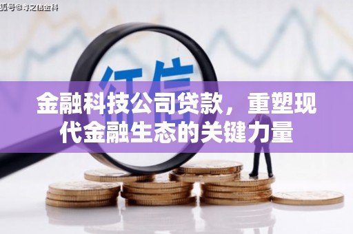 江阴金融科技公司贷款，重塑现代金融生态的关键力量