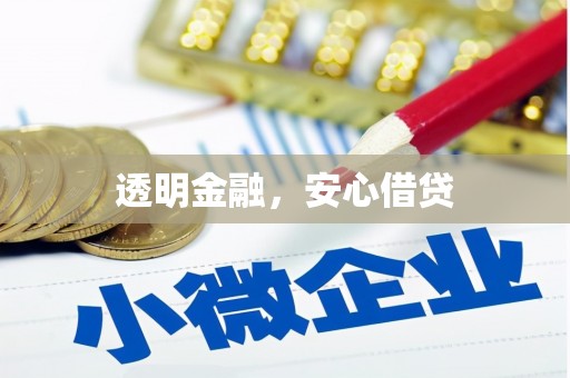 江阴透明金融，安心借贷