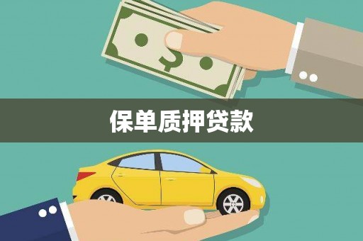 江阴保单质押贷款