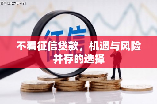 江阴不看征信贷款，机遇与风险并存的选择