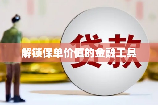 江阴解锁保单价值的金融工具