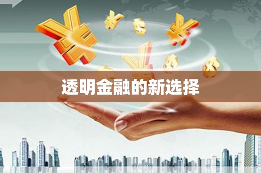 江阴透明金融的新选择