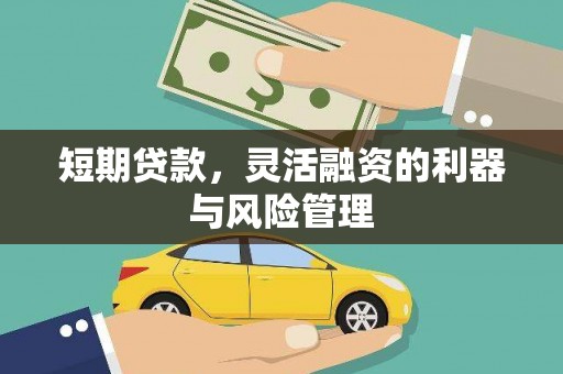 江阴短期贷款，灵活融资的利器与风险管理