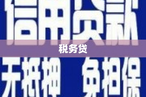 江阴税务贷